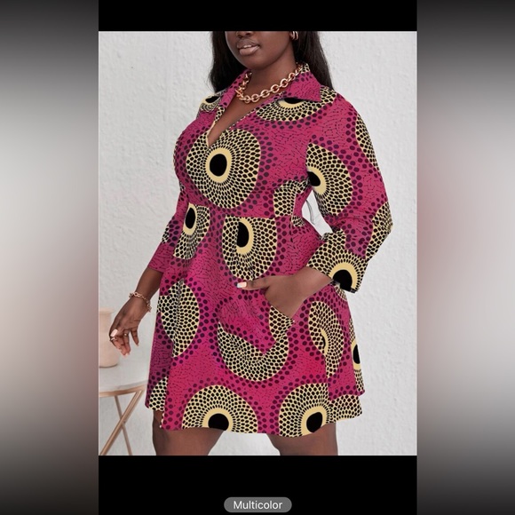 African Dress PLEASE LOOK AT THE LAST PICTURE THAT’S HOW A 4X WILL LOOK LIKE!!!! - Picture 2 of 4